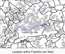 FRA is located in Frankfurt am Main